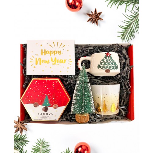 Işıltılı Yılbaşı Hediye Kutusu