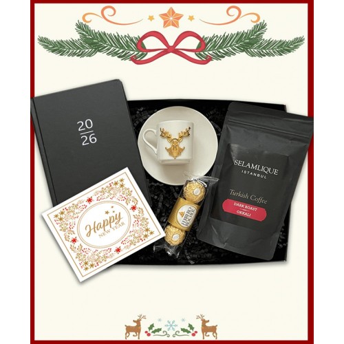 Türk Kahveli Yılbaşı Hediye Kutusu