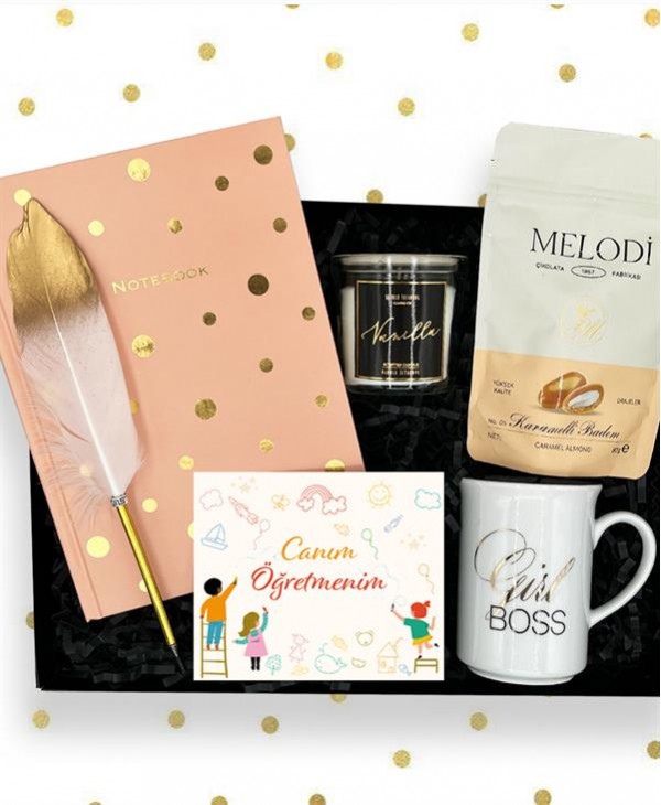 Bayan Öğretmene Hediye Kutusu