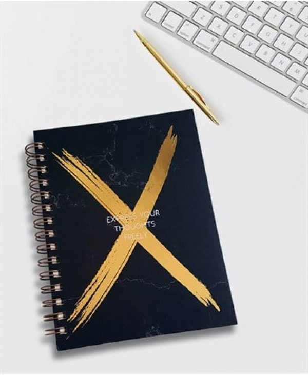 Black Marble X Spiralli Defter