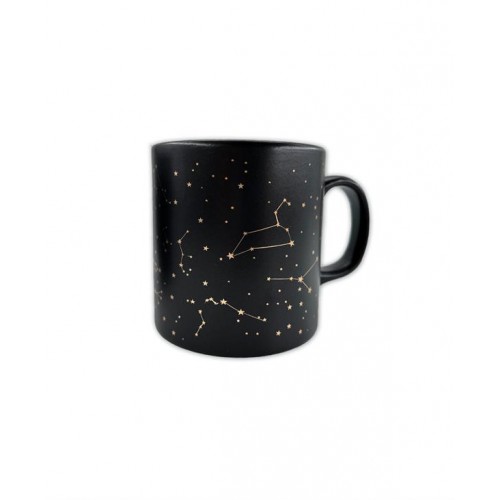 Constellations Siyah Tasarım Mug