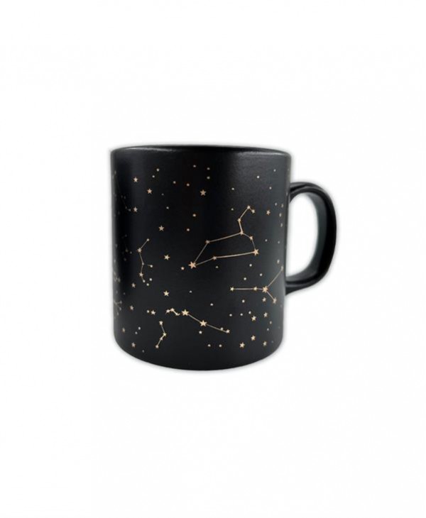 Constellations Siyah Tasarım Mug