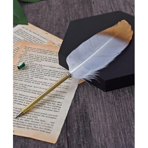 Feather Gold Pen