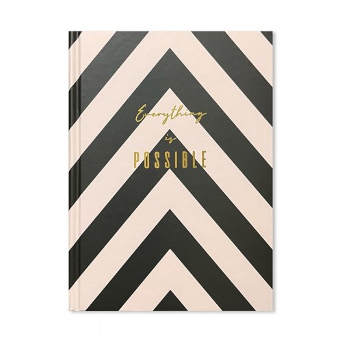 Füme Şeritli Sert Kapaklı Defter