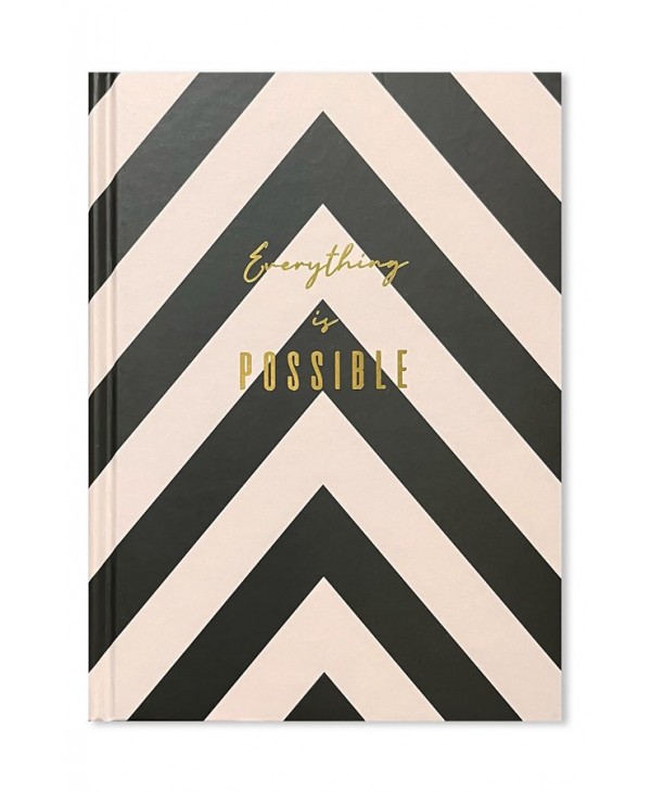 Füme Şeritli Sert Kapaklı Defter