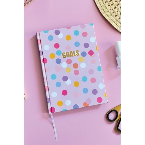 Goals Renkli Puantiyeli Tasarım Defter