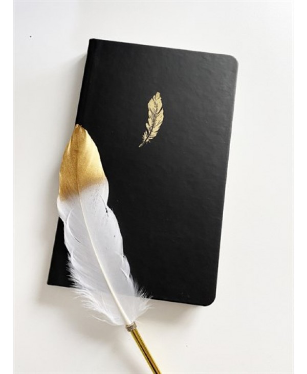 Gold Feather Notebook