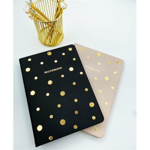 Black Polka Notebook