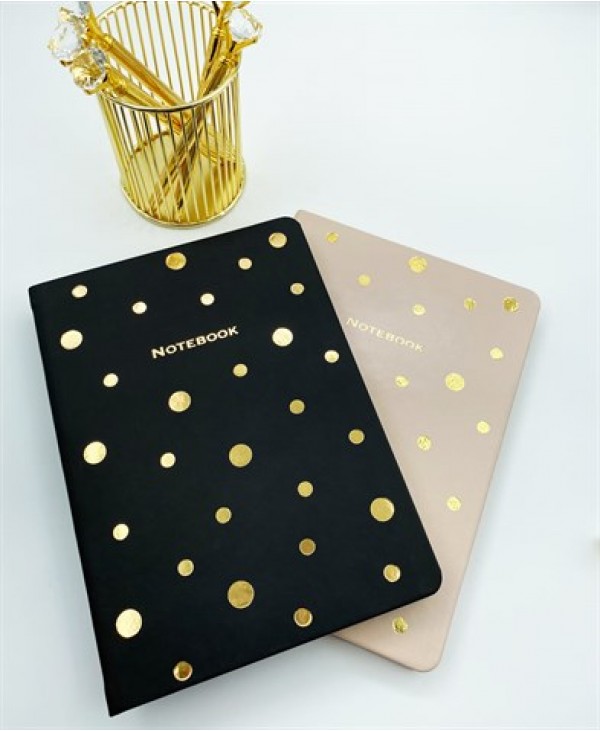 Black Polka Notebook