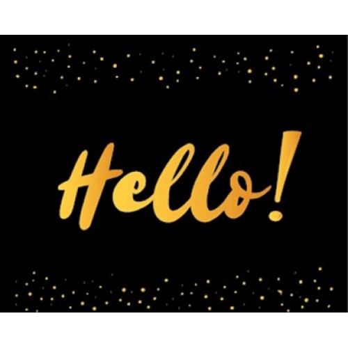 Hello Hediye Kartı Siyah