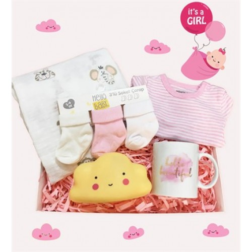 Hoşgeldin Kız Bebek Hediye Kutusu