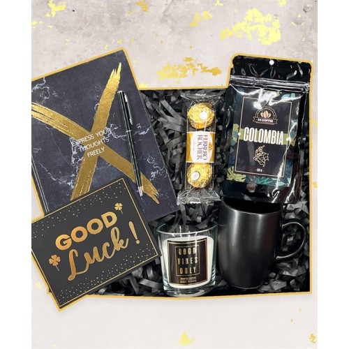 Kahveli Black Marble Hediye Kutusu