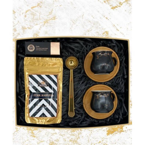 Mermer Fincanlı Hediye Kutusu