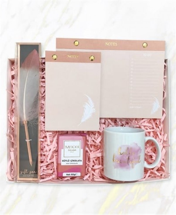 Pembe Zerafet Hediye Kutusu