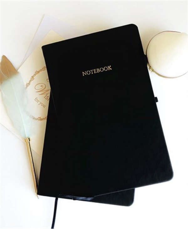 Siyah Tasarım Notebook