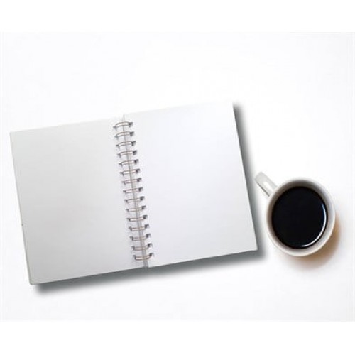 Wave Blue Spiralli Defter