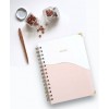 Wave Pink Spiralli Defter