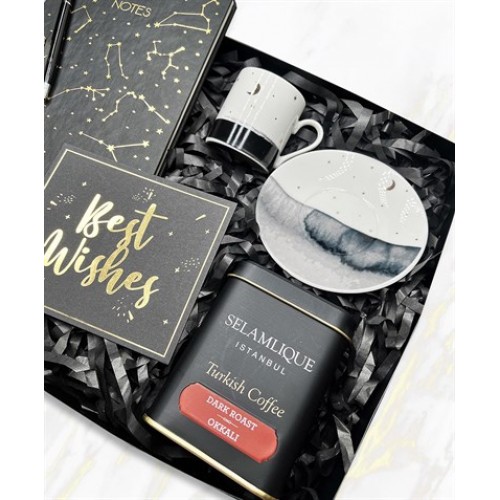 Yıldız Haritası Fincanlı Hediye Kutusu